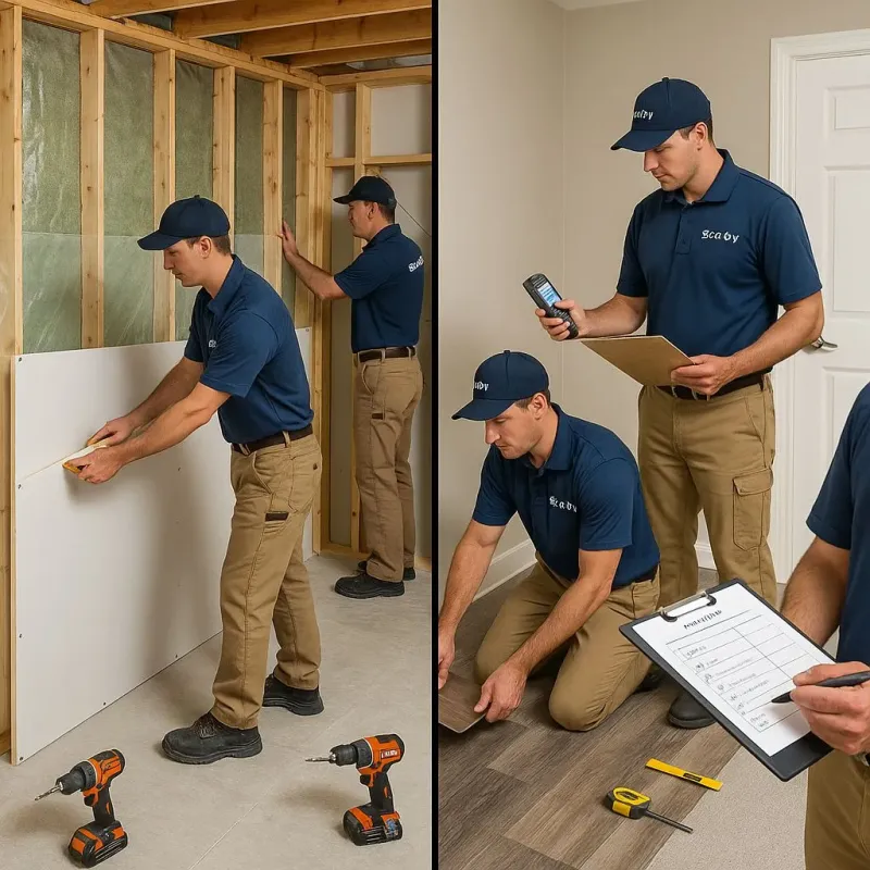 Repairs and Reconstruction process in Appomattox, VA